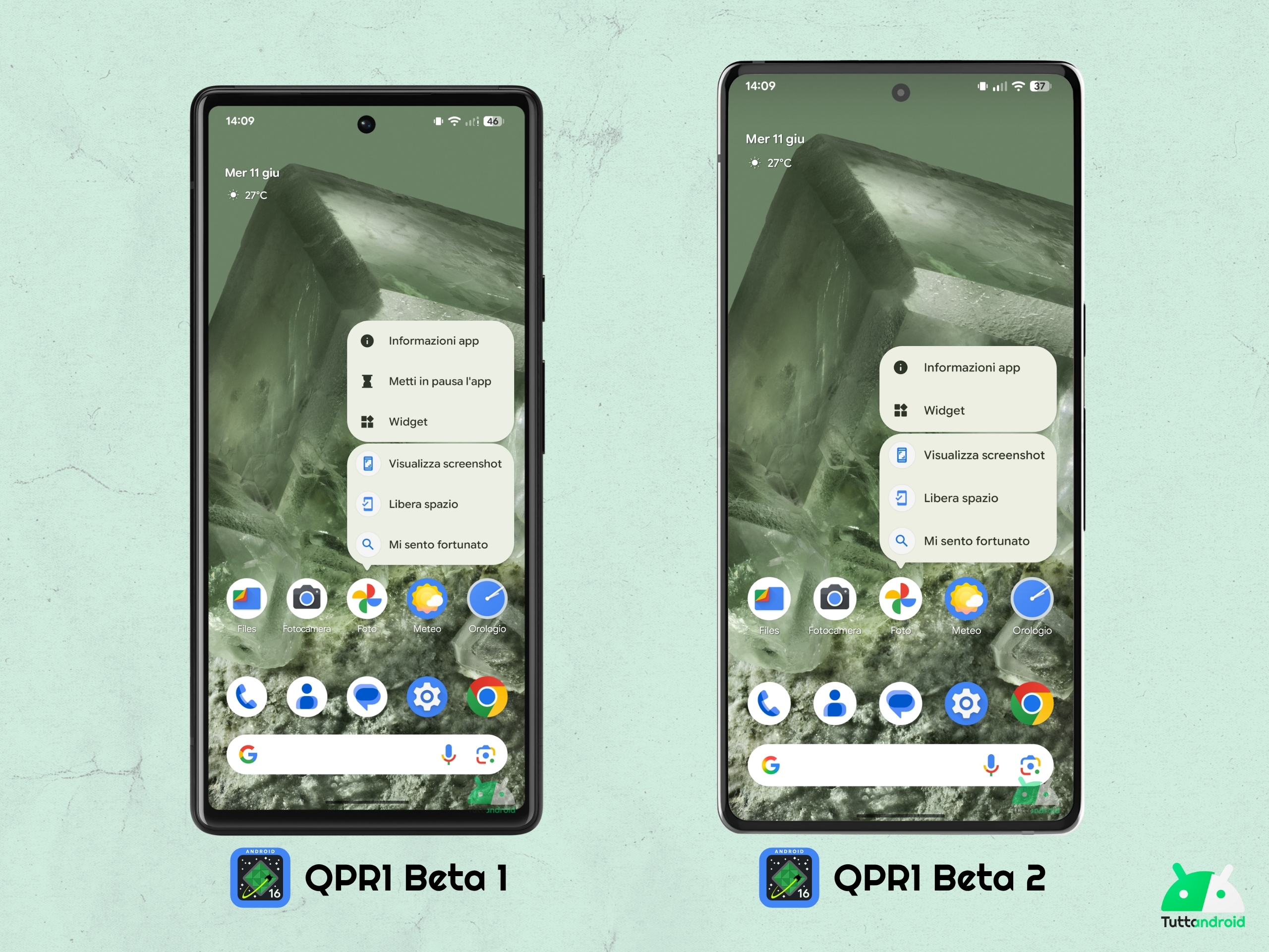 Android 16 QPR1 - Beta 2 - Pixel Launcher - Sparisce Metti in pausa l'app