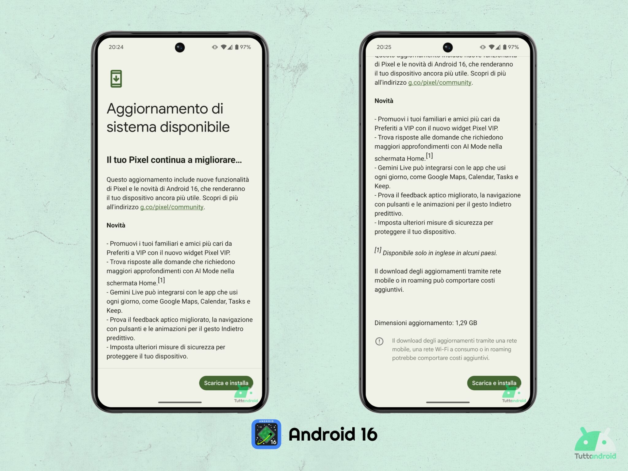 Android 16 arriva sui Pixel: ecco le novità e come aggiornare
