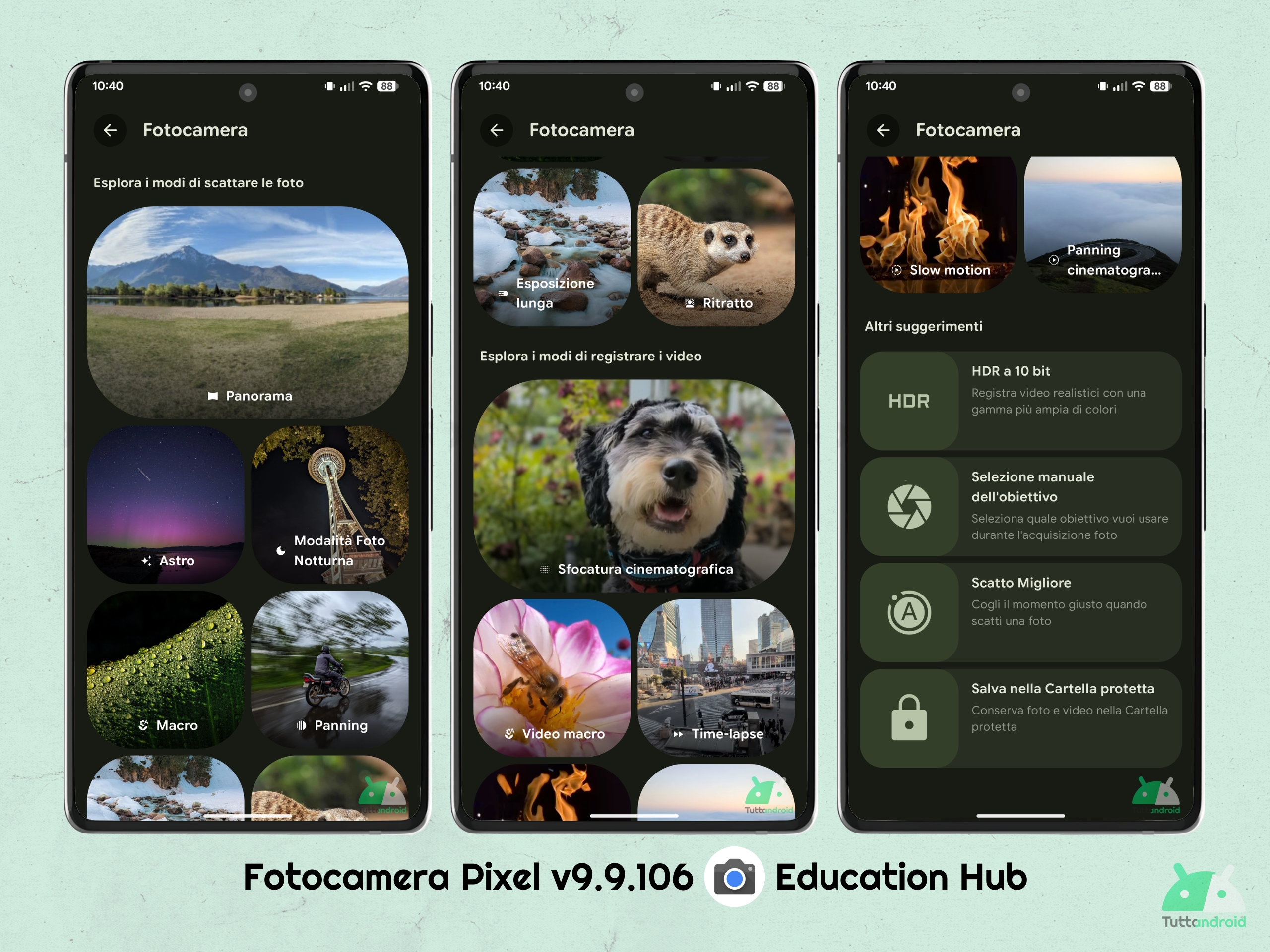 Fotocamera Pixel v9.9.106 - Education Hub - 01 Intro