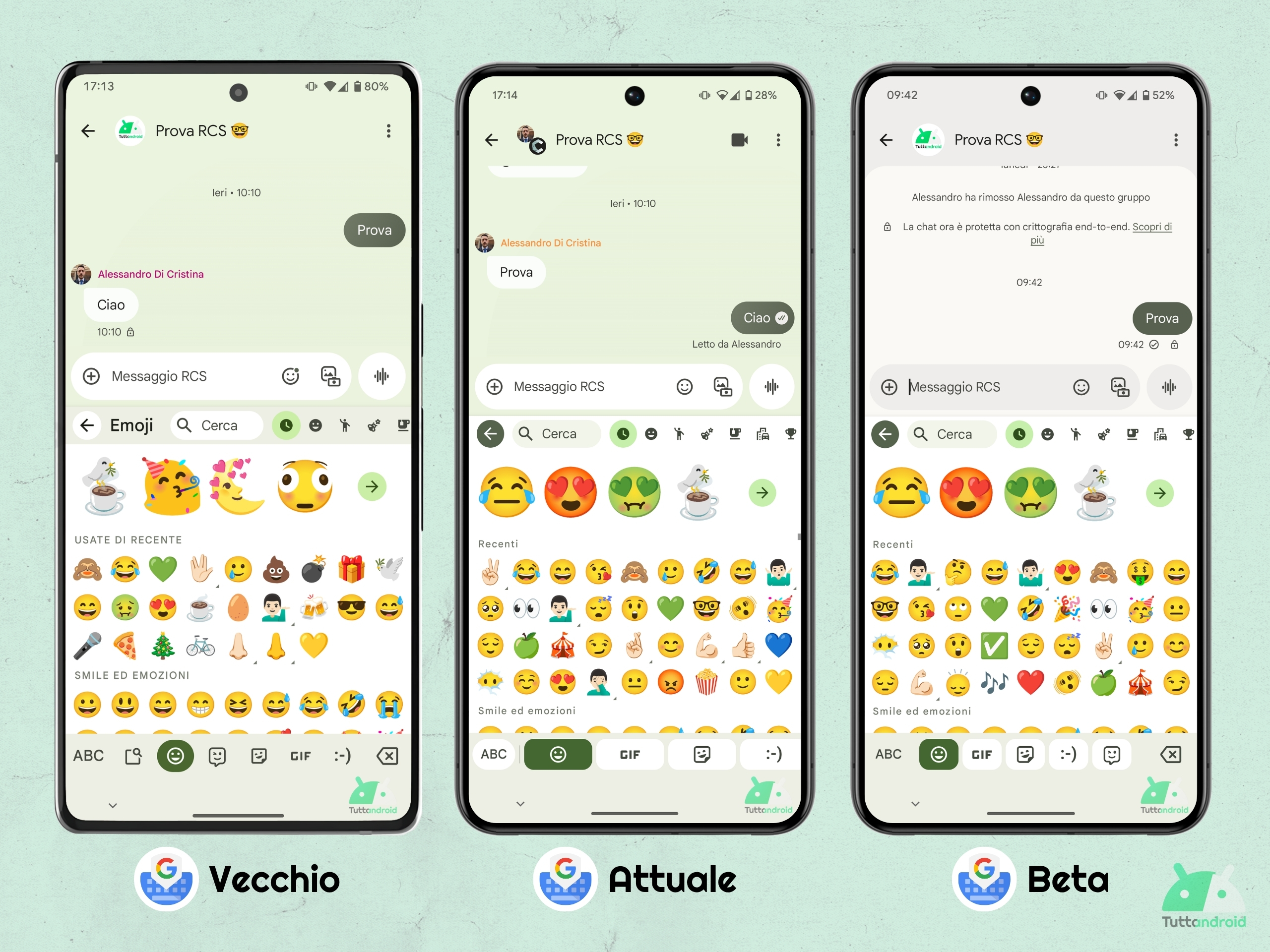 Gboard v15.5.7.766552071 beta - Selettore emoji rivisto nuovamente