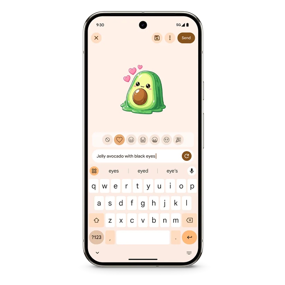 Google Pixel Drop - giugno 2025 - adesivi personalizzati Gboard
