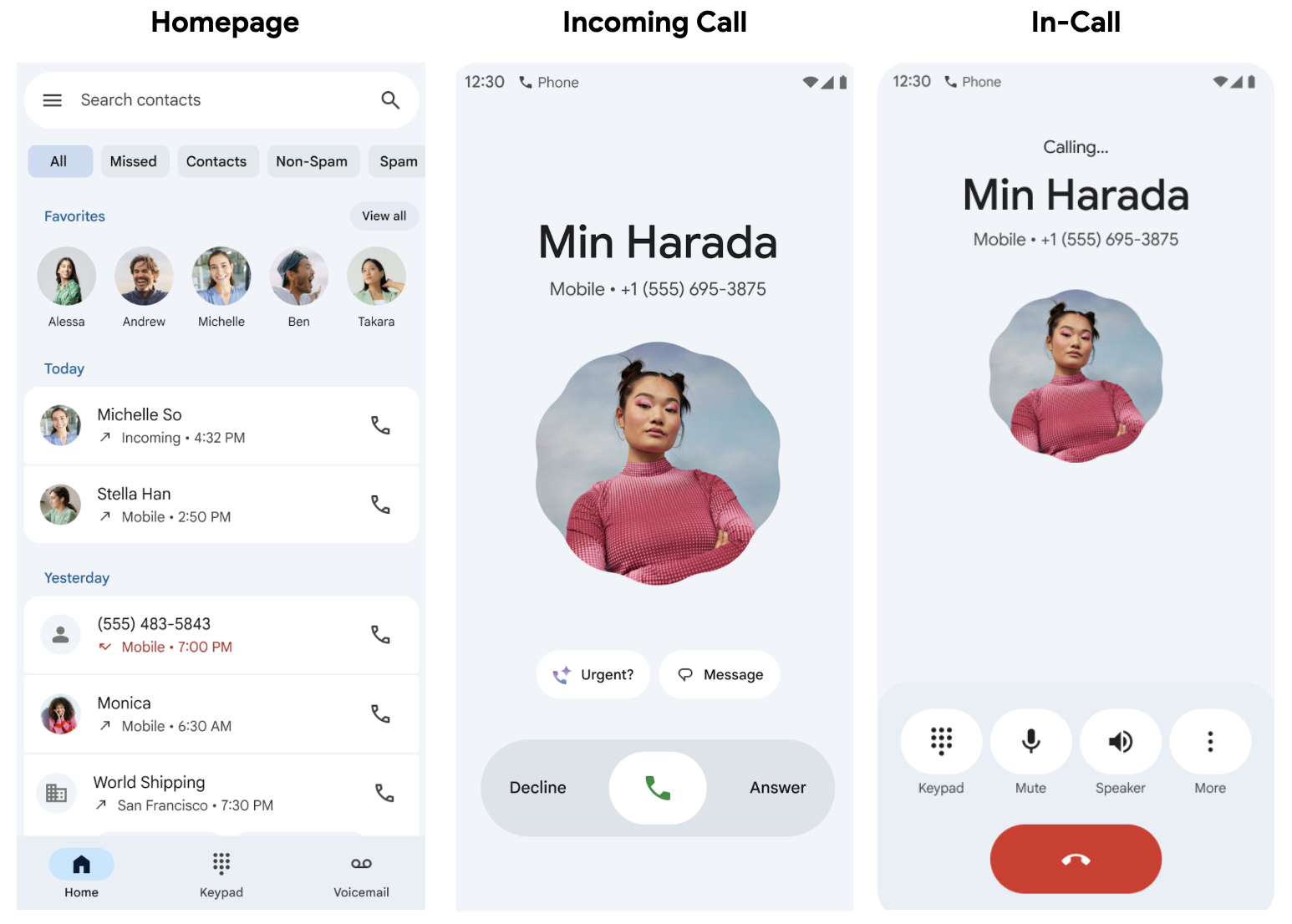 Google Telefono - redesign Material 3 Expressive ufficiale
