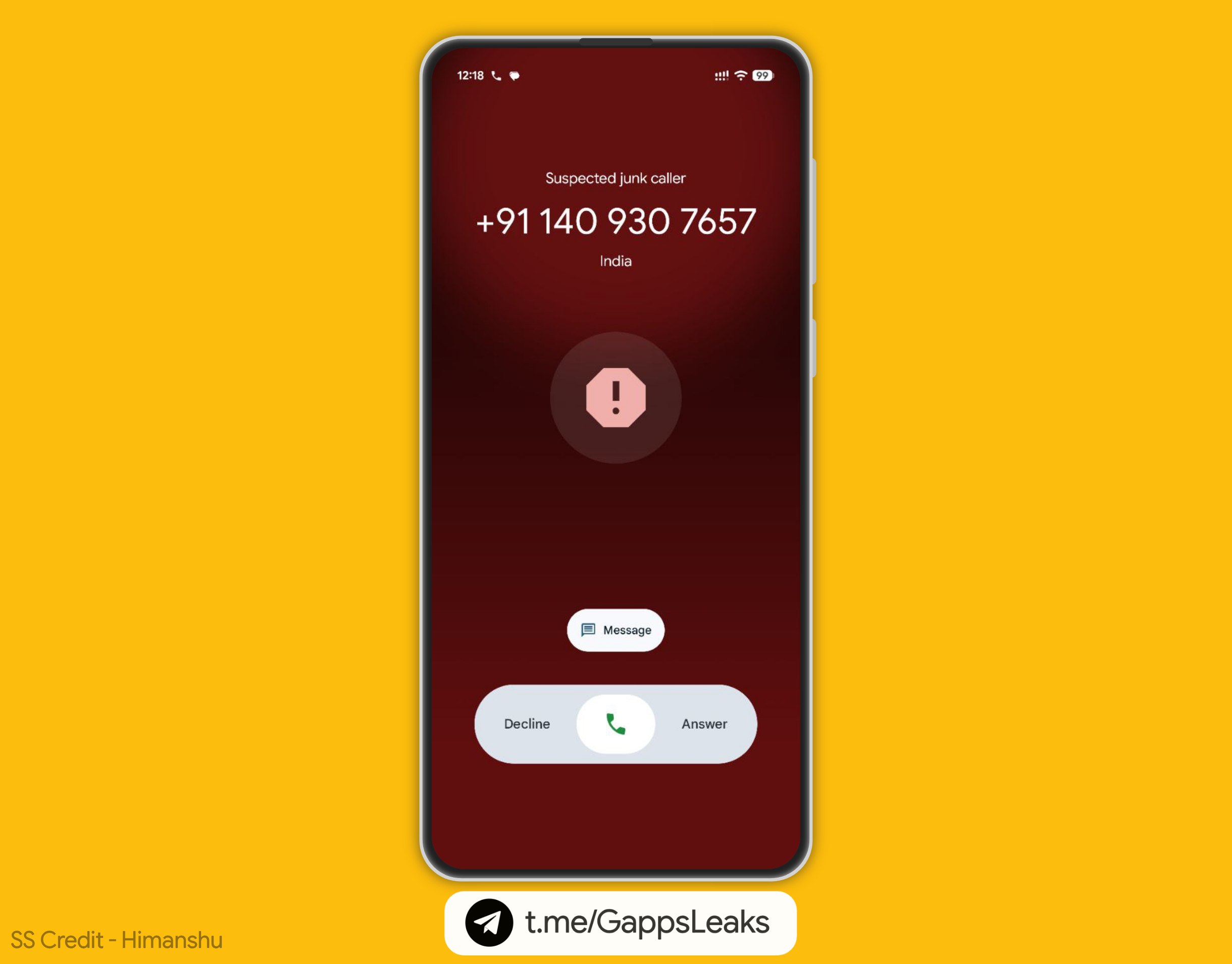 Google Telefono v180 publicbeta - UI M3E - chiamata spam AssembleDebug