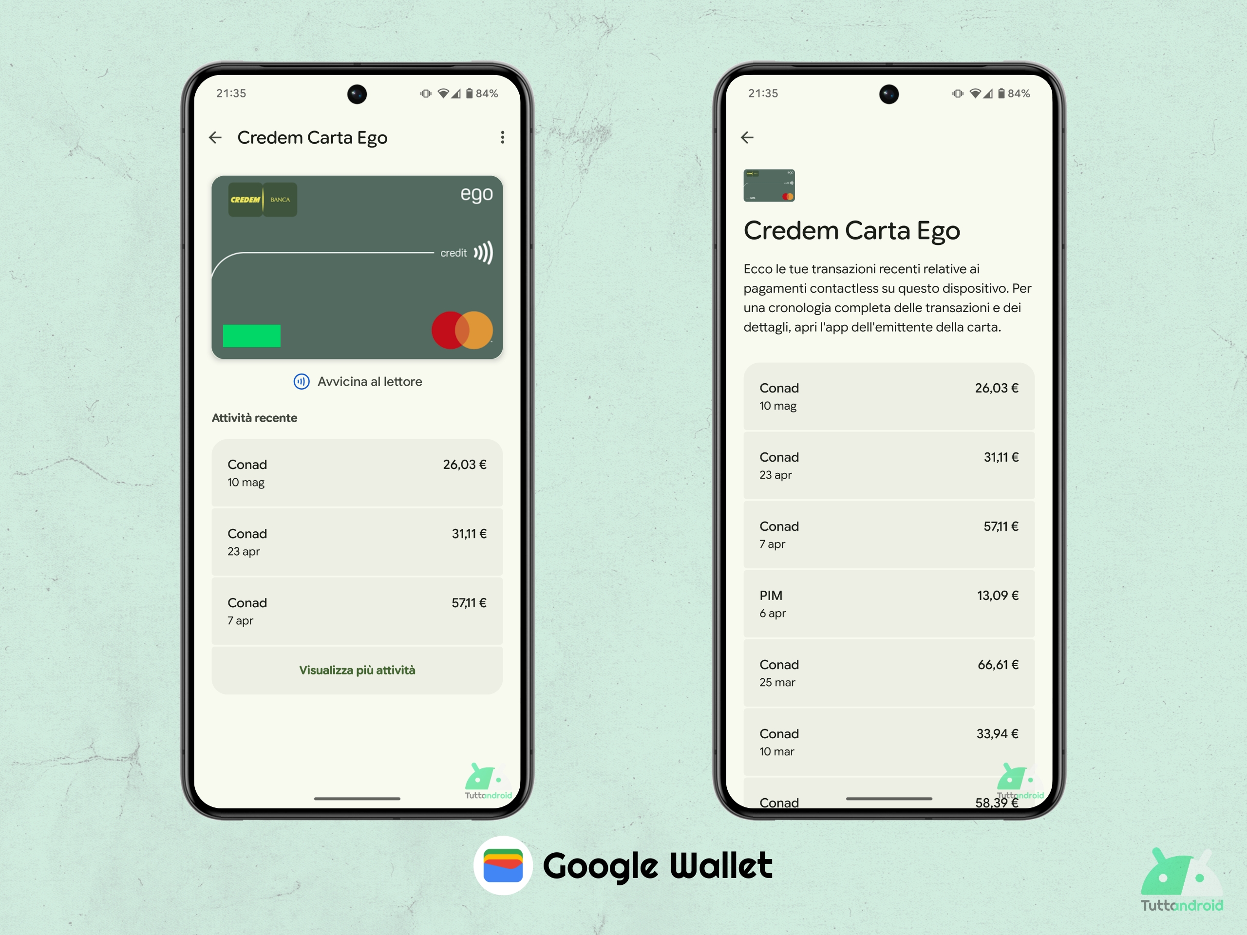 Google Wallet - Redesign Material 3 Expressive