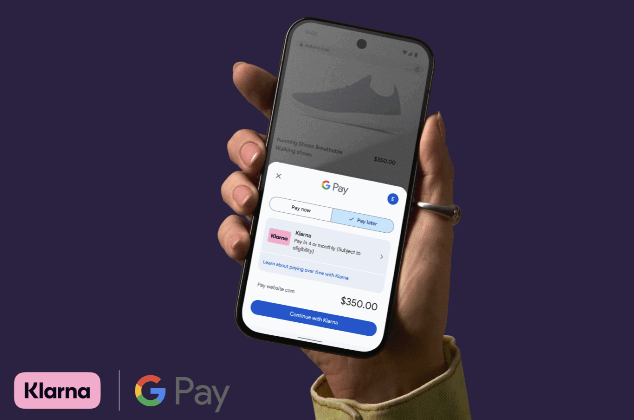 Google Pay aggiunge Klarna come metodo di pagamento 