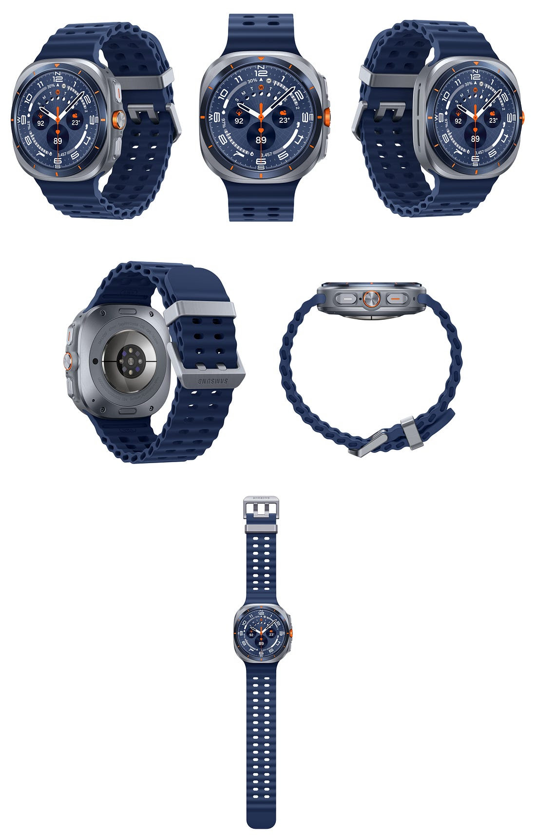 Samsung Galaxy Watch Ultra 2 - render by evLeaks