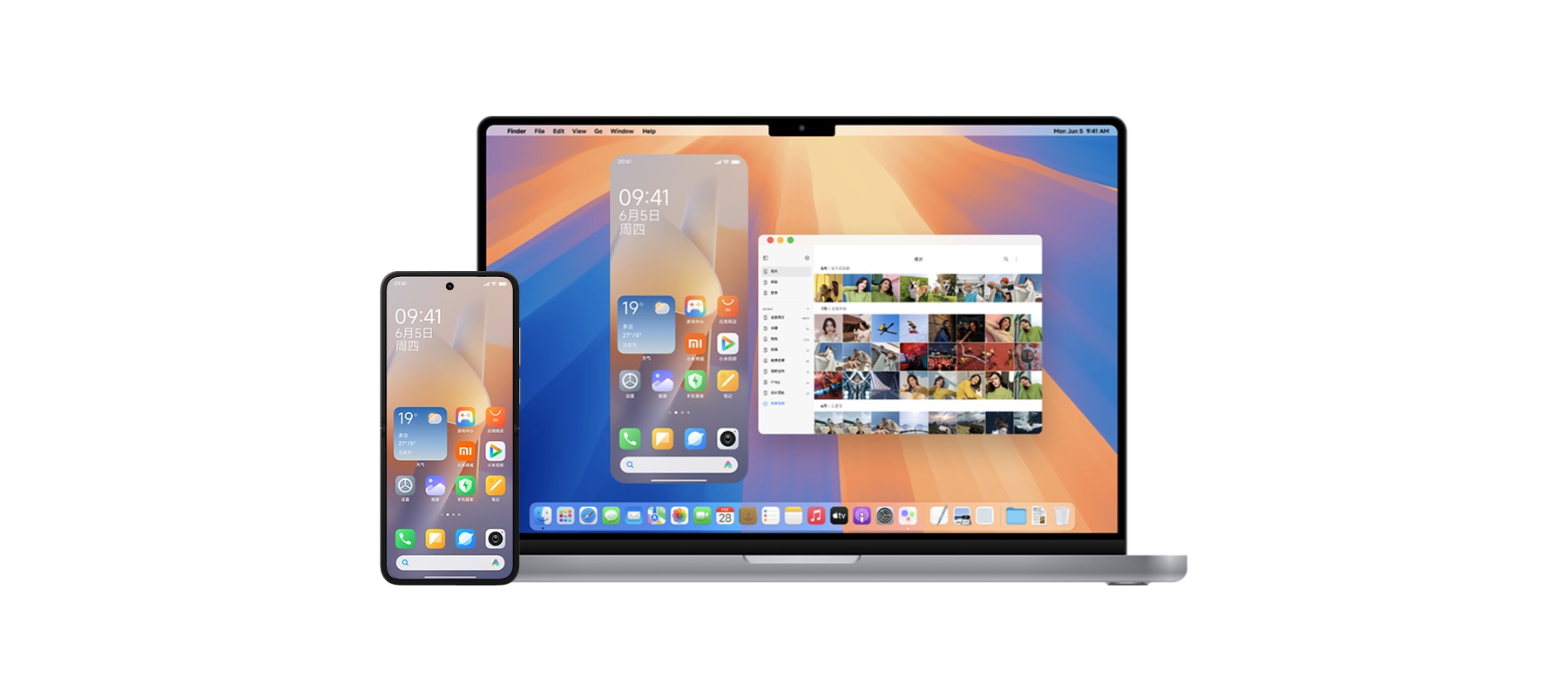 Xiaomi MIX Flip 2 cn - interazione coi Mac