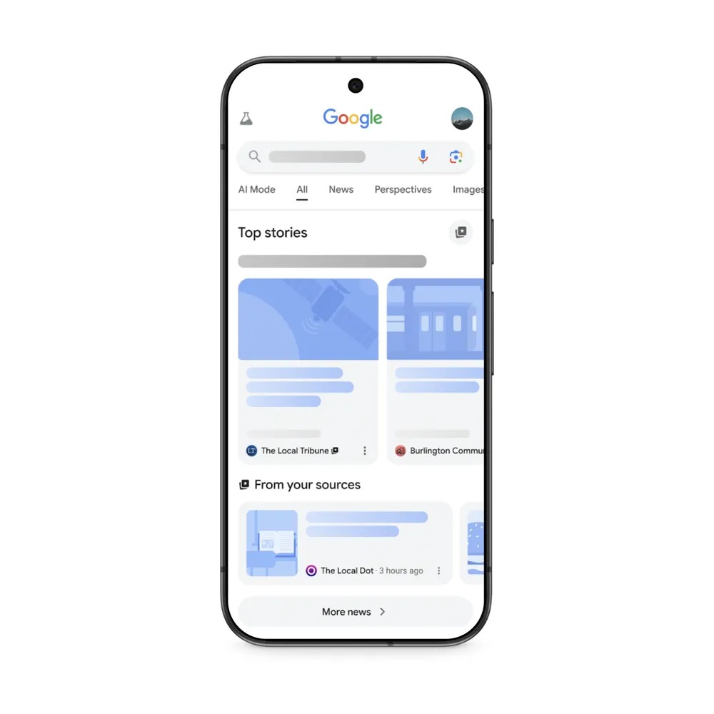 google ricerca fonti preferite