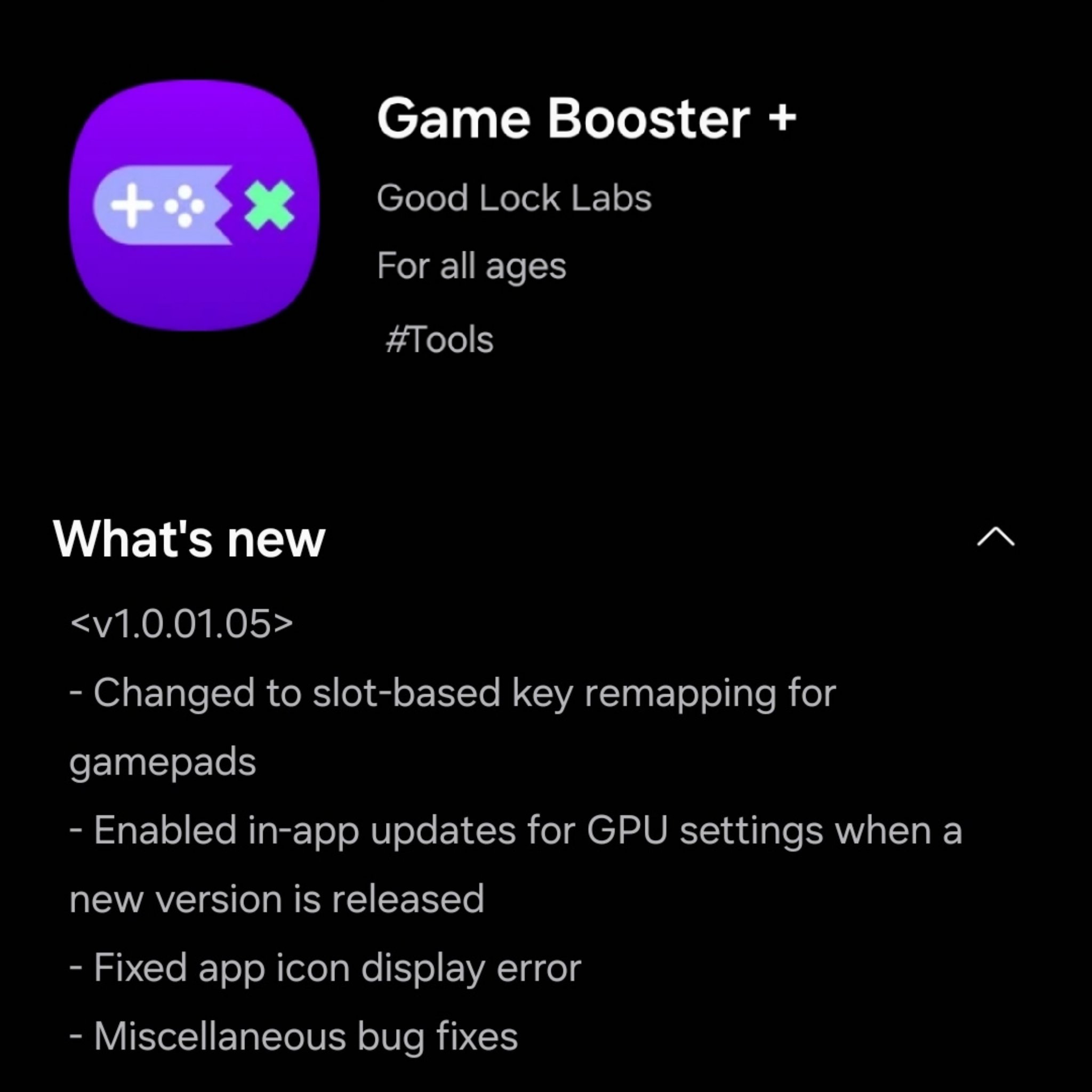 samsung game booster plus
