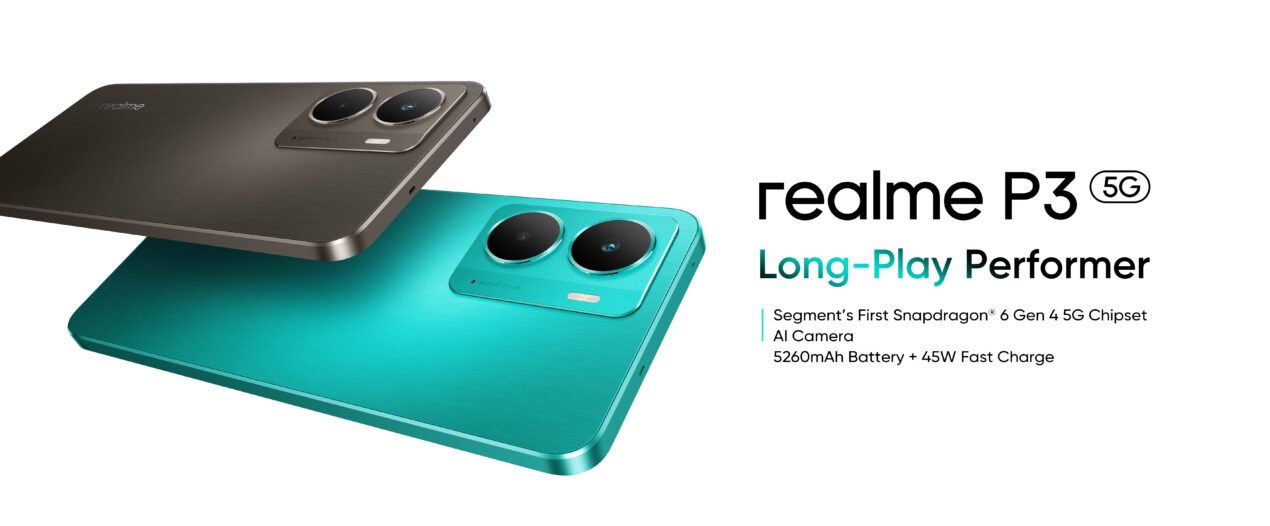 Gaming fluido sotto i 150€: realme P3 5G con raffreddamento AeroSpace è in offerta