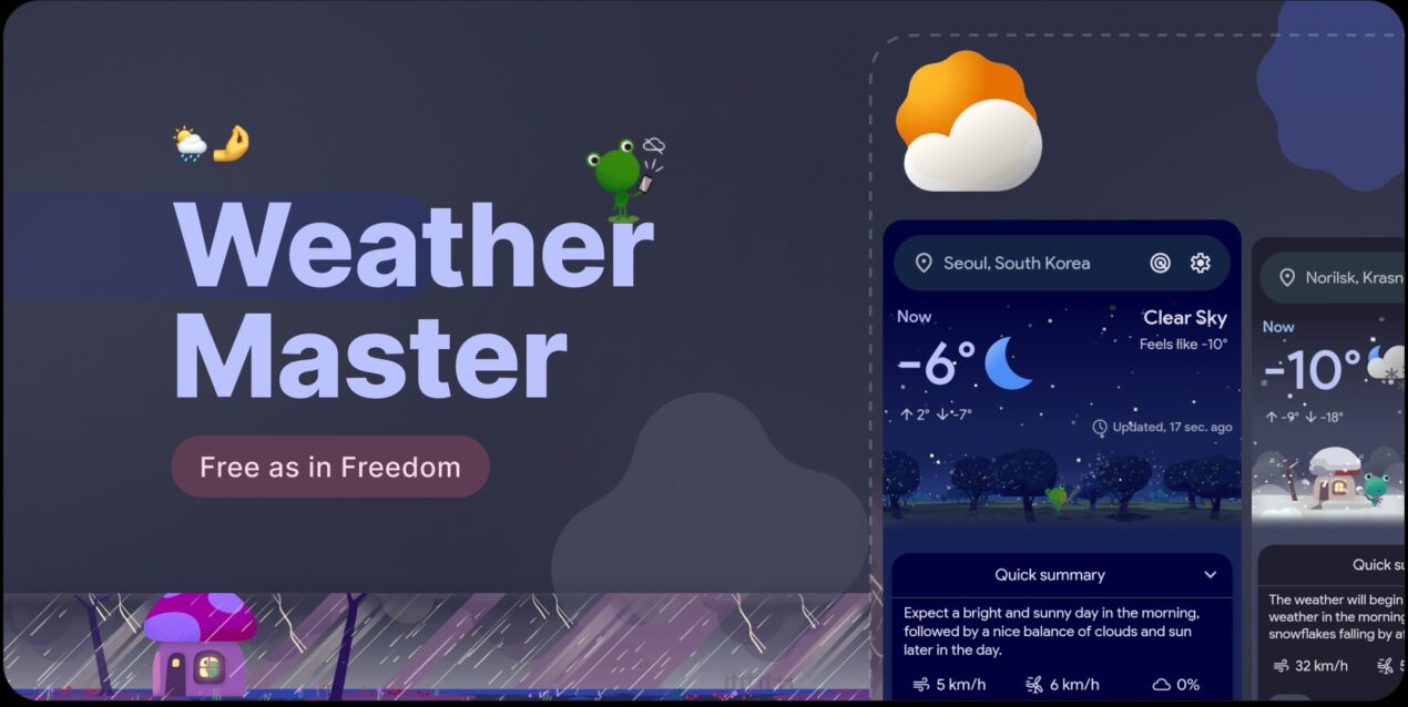 Weather Master per Android è l’app meteo che Google avrebbe dovuto fare