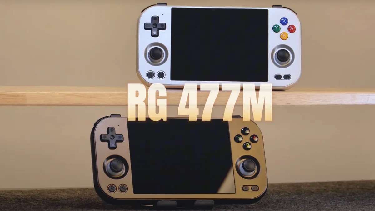 anbernic rg477m 232 la nuova console portatile android con design completamente in metallo