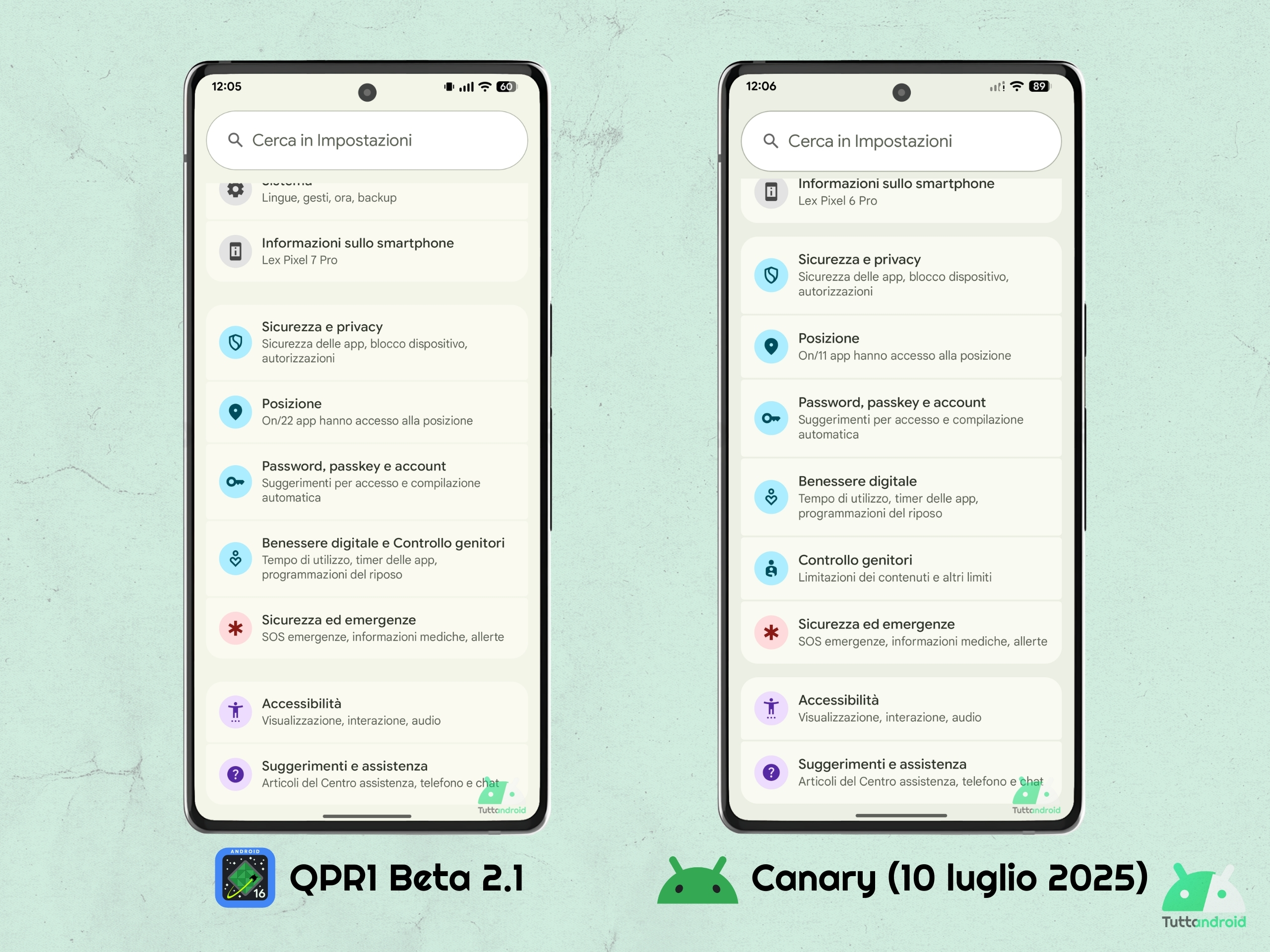Android CANARY 20250710 - Impostazioni - Controllo genitori
