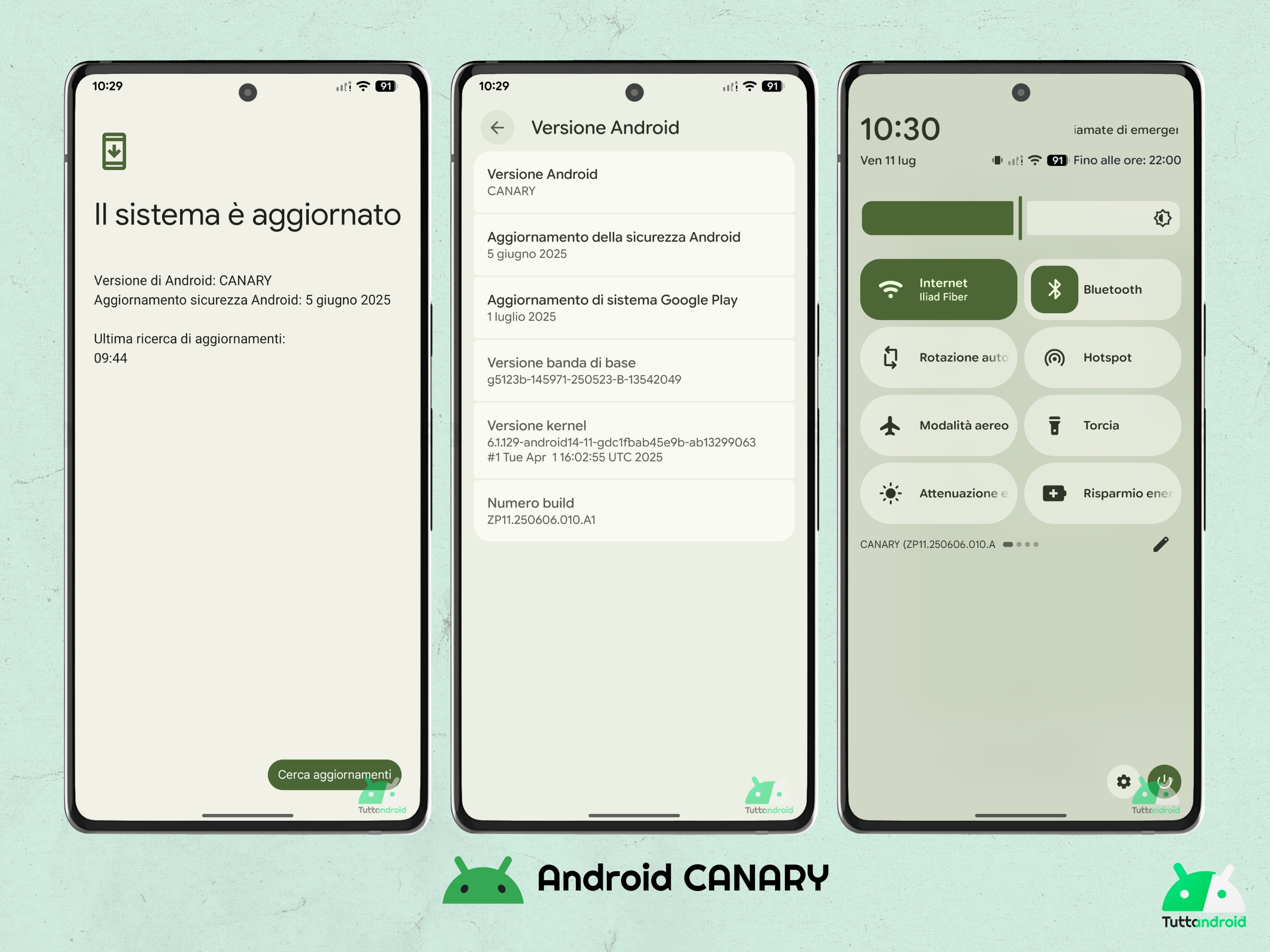Android CANARY - ZP11.250606.010.A1 - intro