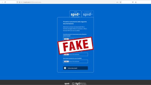 Campagna di phishing SPID AgID - giugno 2025