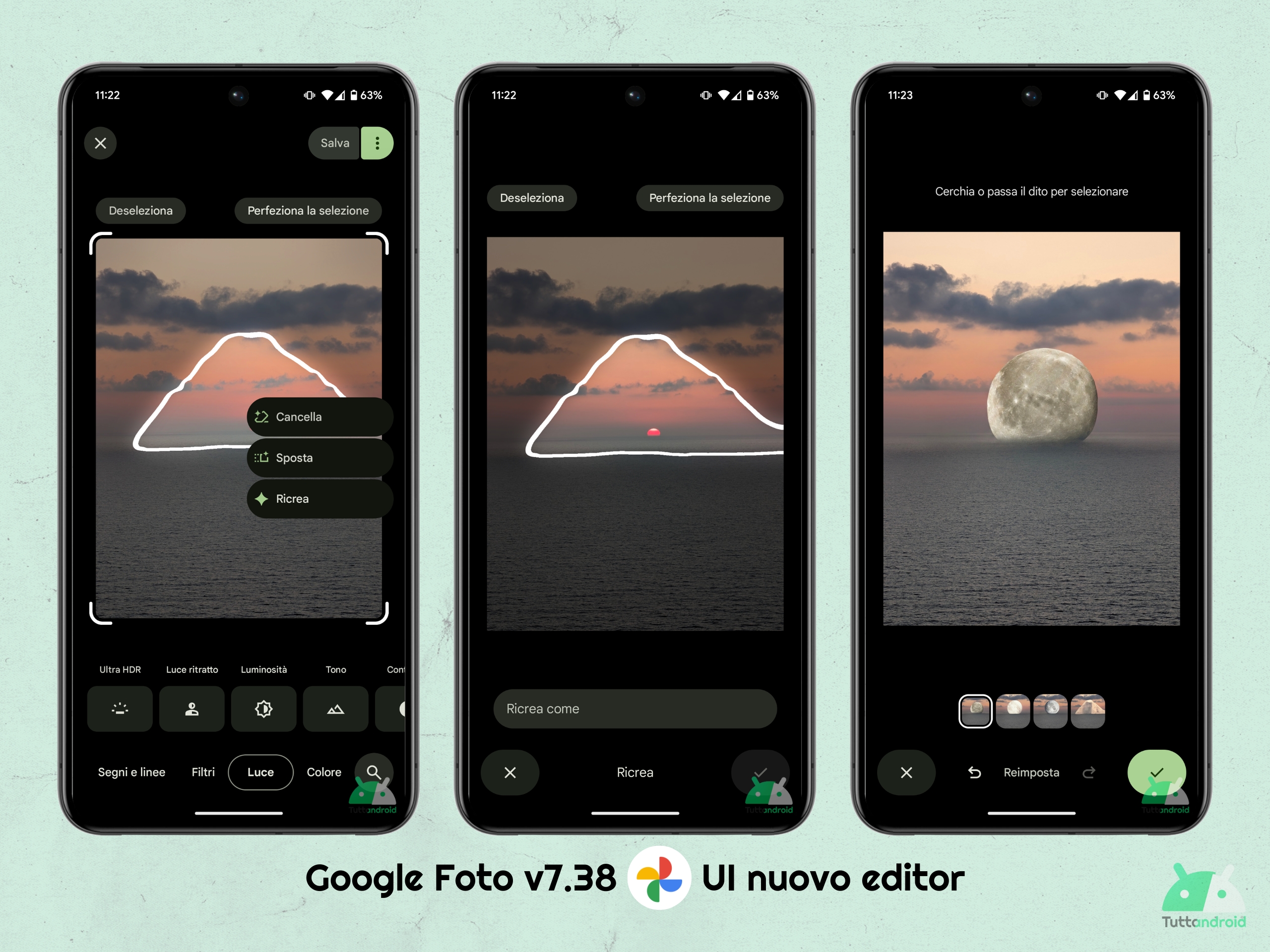 Google Foto v7.38 - UI Nuovo Editor