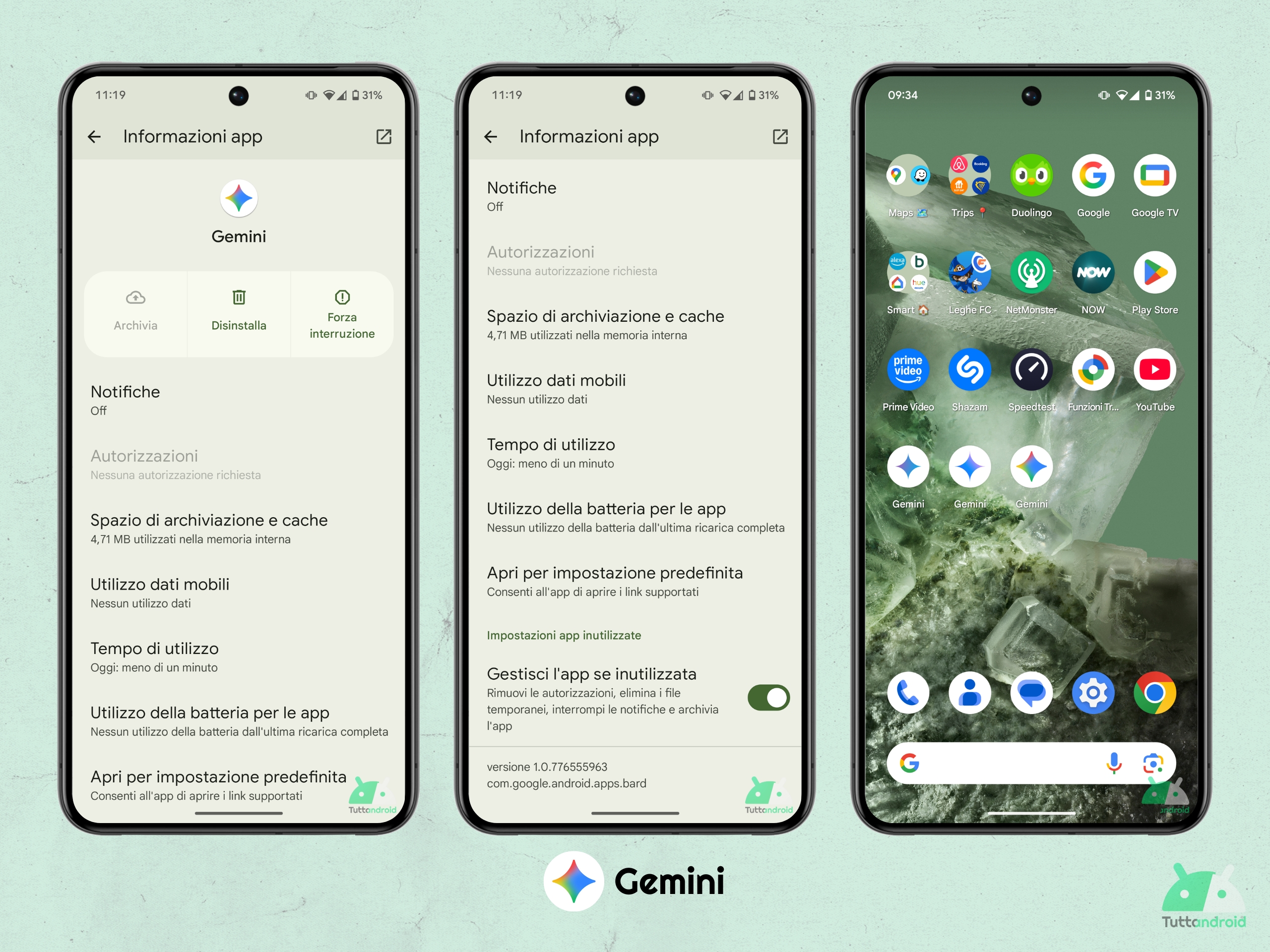 Google Gemini v1.0.776555963 - nuova icona