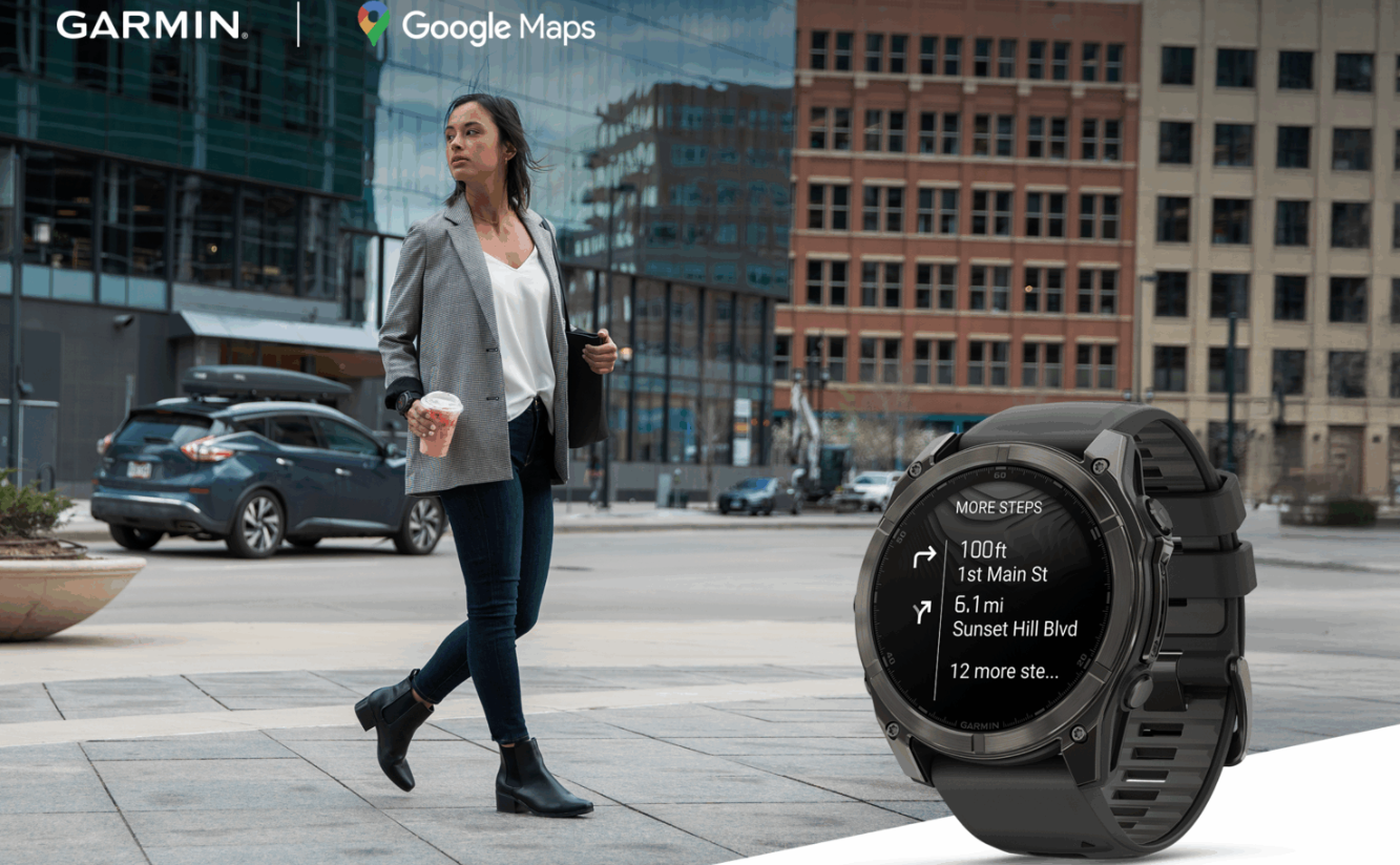 Gli smartwatch di Garmin ora supportano Google Maps Gli smartwatch di Garmin ora supportano Google Maps