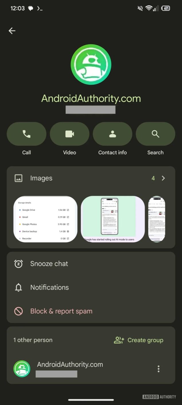 Material 3 Expressive su Google Messaggi