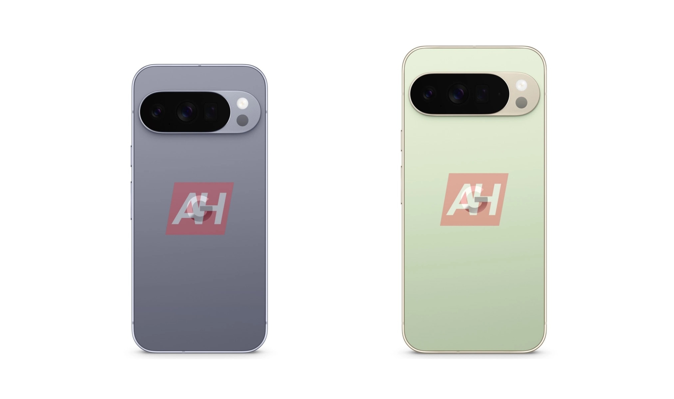 Google Pixel 10 Pro e Google Pixel 10 Pro XL confronto render
