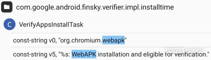 google play protect scansione pwa webapk