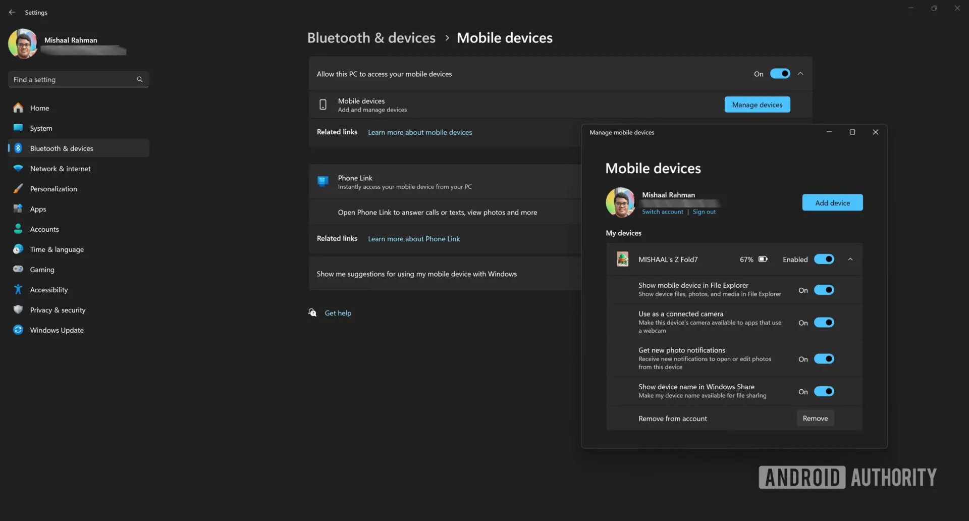 windows android novità integrazioni mobile