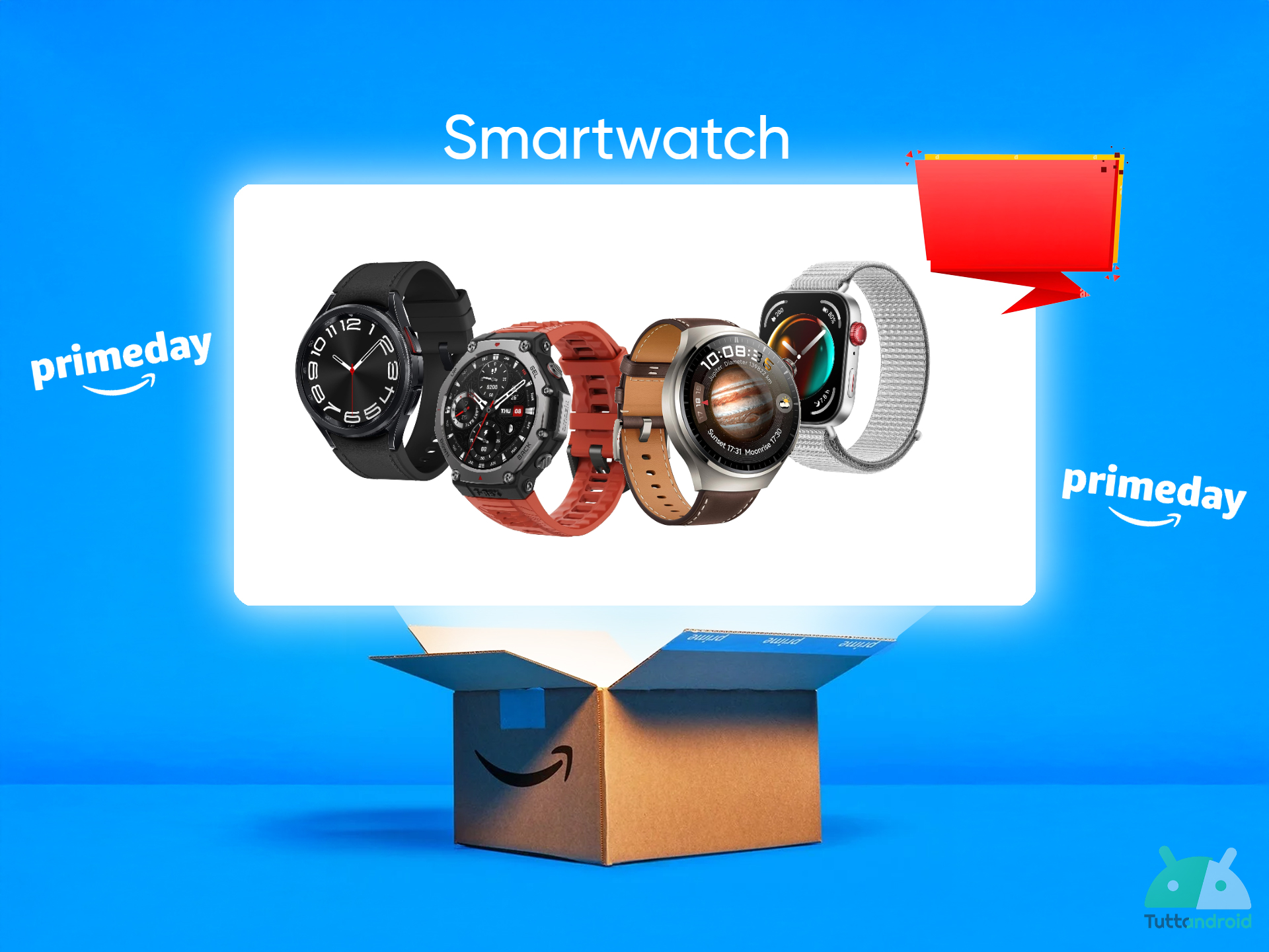 Smartwatch di tutti i tipi e di ogni tipo di prezzo in super offerta con l’Amazon Prime Day Smartwatch di tutti i tipi e di ogni tipo di prezzo in super offerta con l’Amazon Prime Day
