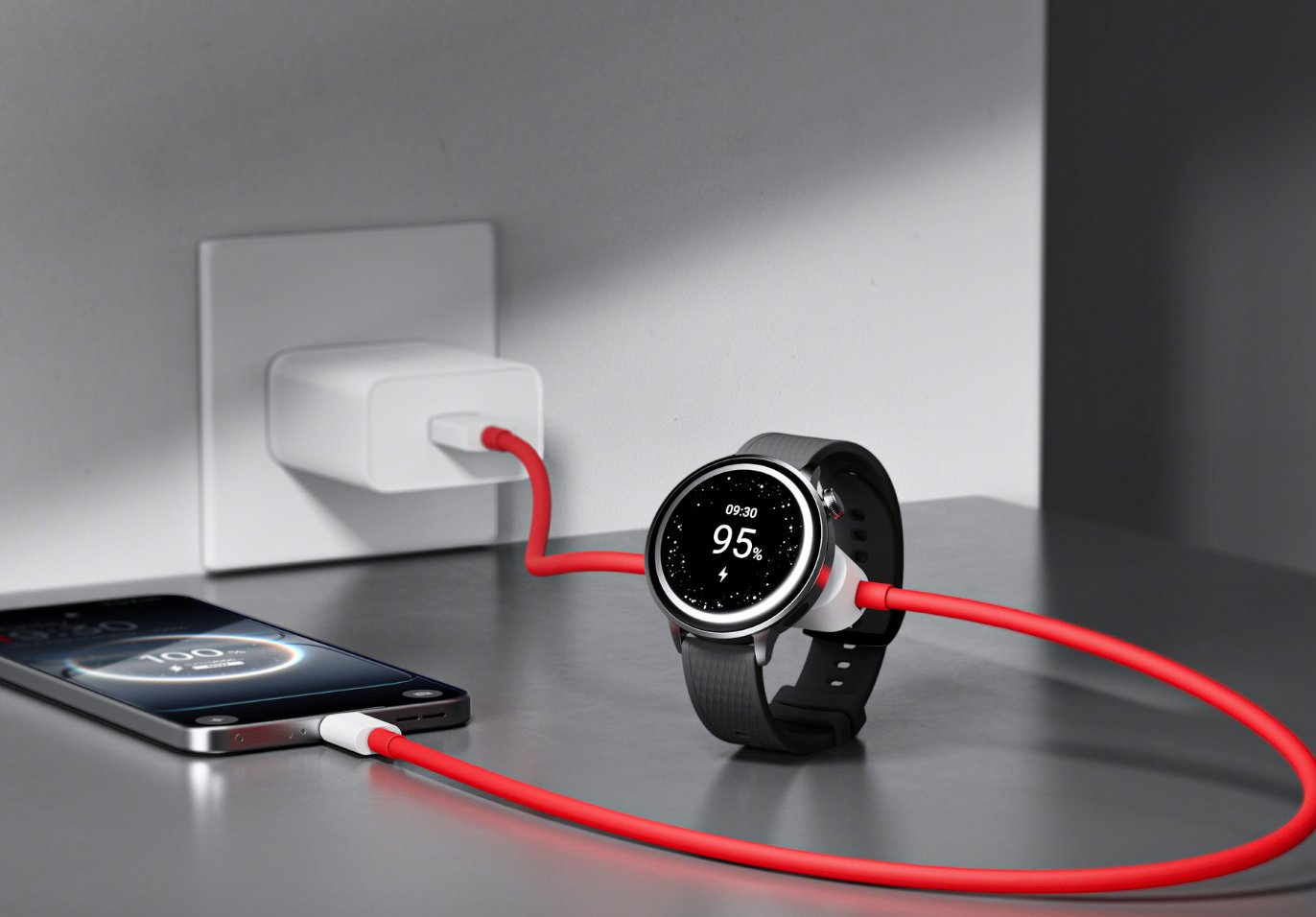 oneplus lancia il nuovo cavo 2 in 1 supervooc ricarica simultanea per smartphone e smartwatch