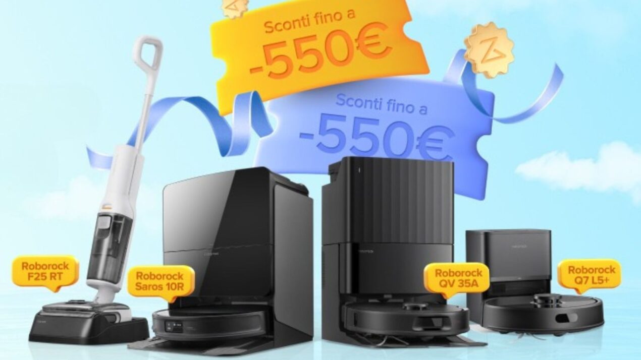 Roborock sconta tantissimi prodotti per Amazon Prime Day 2025: ecco le migliori offerte