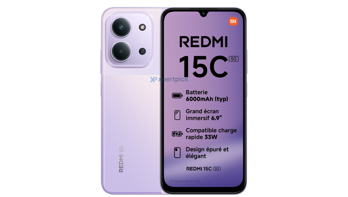Redmi 15C 5G in render ufficiali e specifiche, con debutto previsto ad agosto