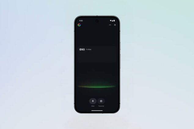 Ricerca Google - AI Mode - Search Live UI Hero