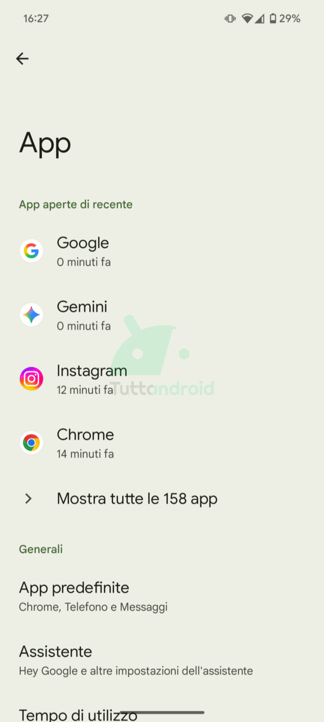 autorizzazioni App Google sui Pixel