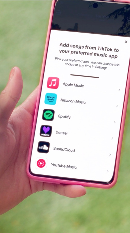 TikTok YouTube Music