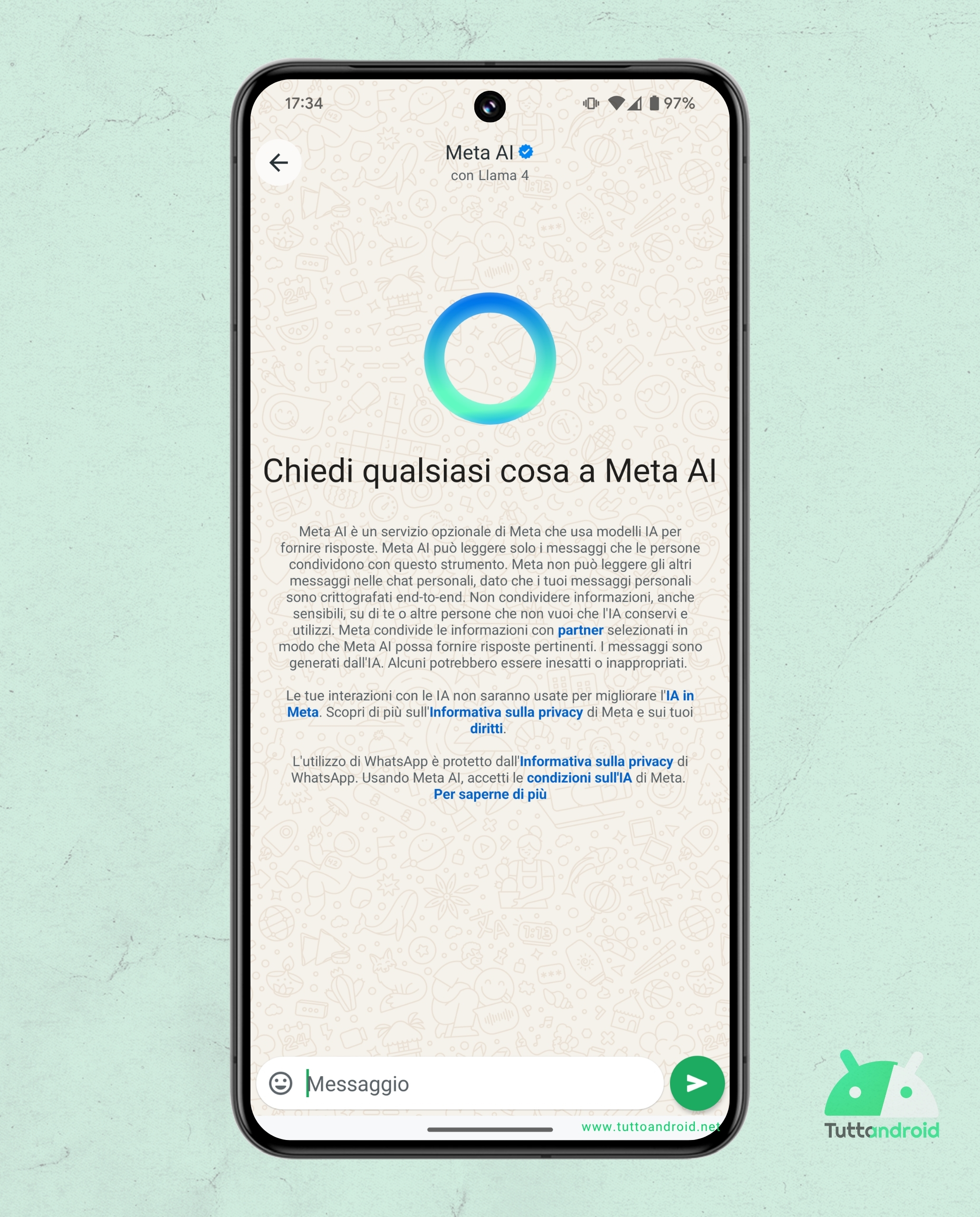 WhatsApp - Chat con Meta AI
