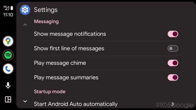 android auto colori adattivi