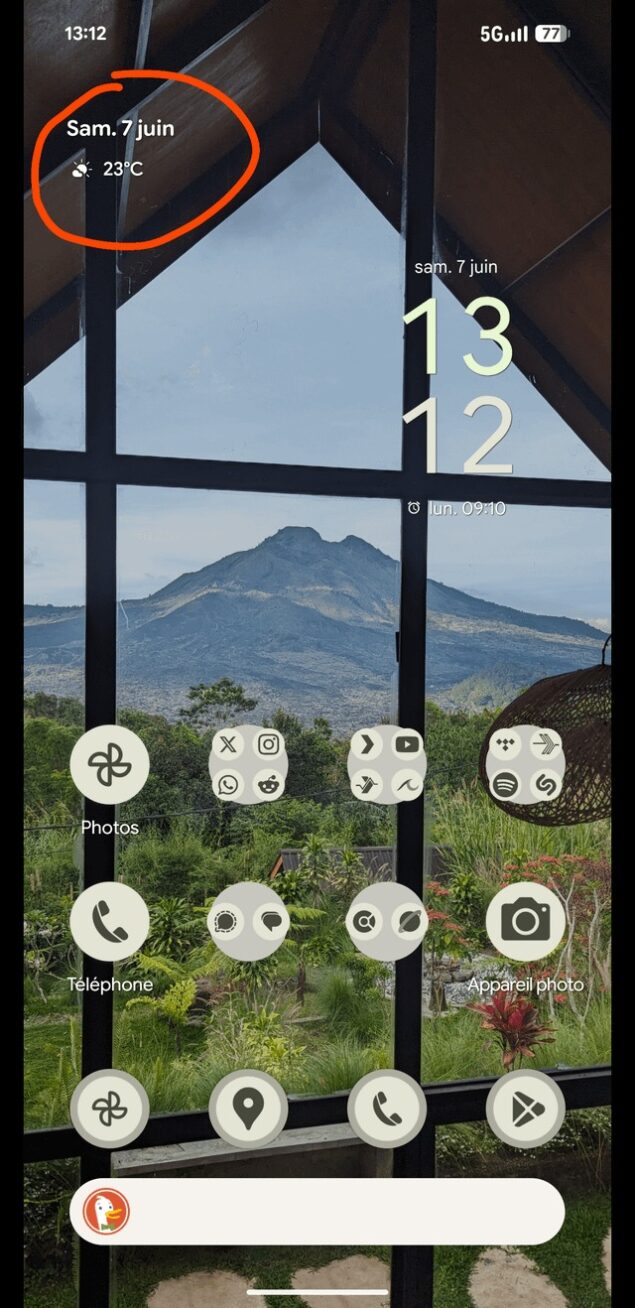 at a glance icone meteo minimal