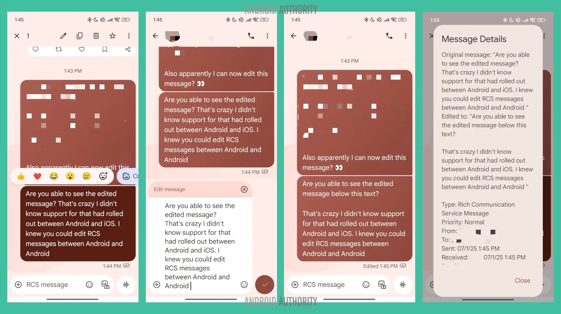 rcs messaggi