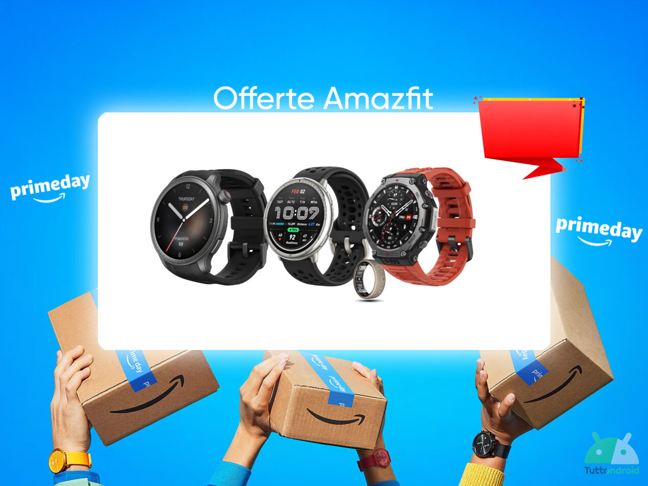 Amazfit Balance, Active 2 e Helio Ring sono da non perdere con le offerte dell'Amazon Prime Day