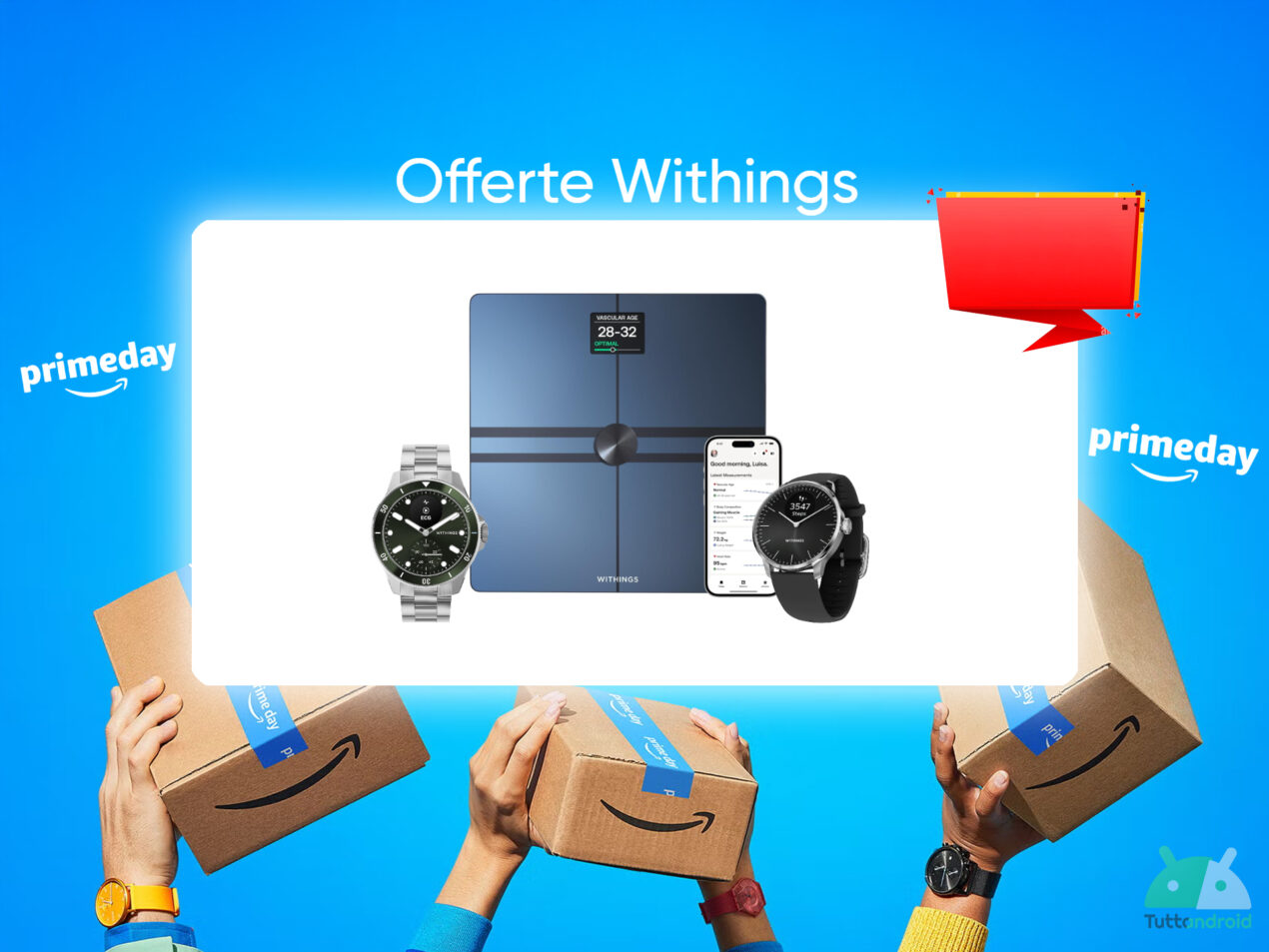 Monitoraggio della salute a prezzi scontati con le offerte Withings del Prime Day