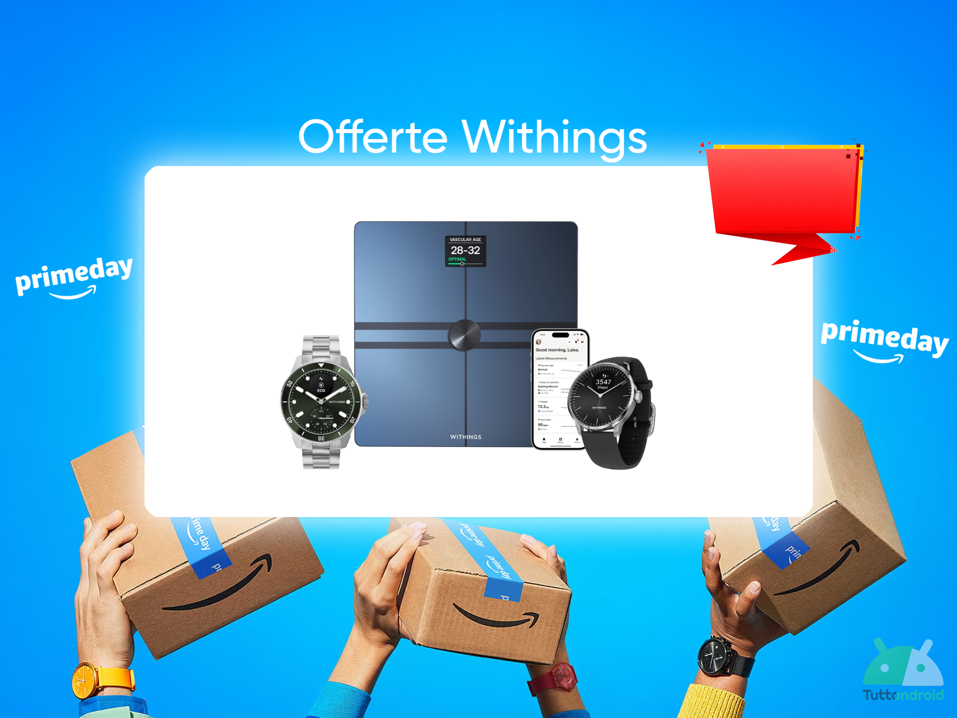 Monitoraggio della salute a prezzi scontati con le offerte Withings del Prime Day Monitoraggio della salute a prezzi scontati con le offerte Withings del Prime Day