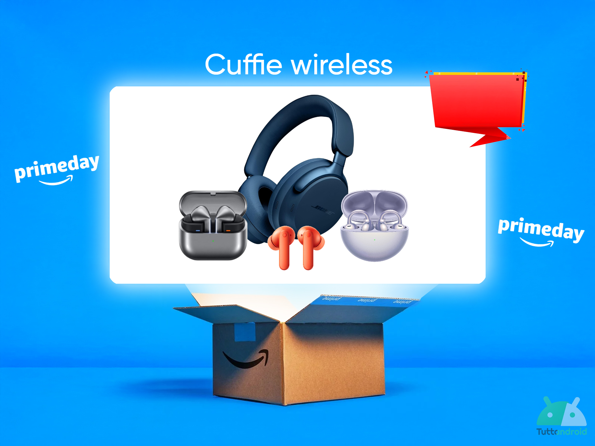 da non perdere le cuffie wireless in sconto col prime day ci sono tantissime offerte