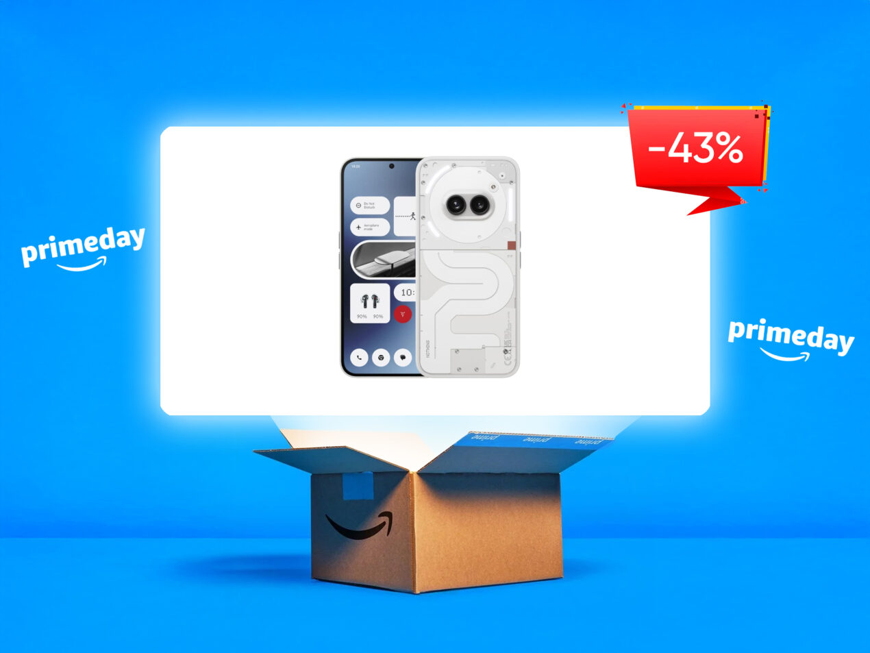 Nothing Phone (2a) è lo smartphone da comprare oggi per il Prime Day: -200 euro