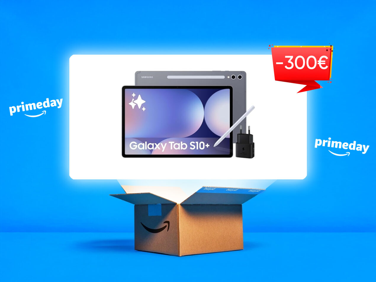Samsung Galaxy Tab S10+ in offerta: sconto di 300€ per il Prime Day