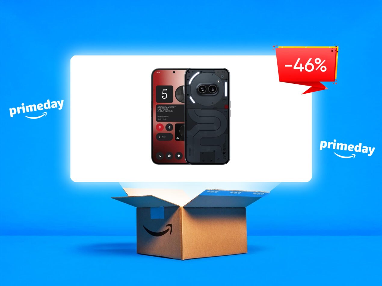 A questo prezzo è il migliore: Nothing Phone (2a) costa 189€ per il Prime Day