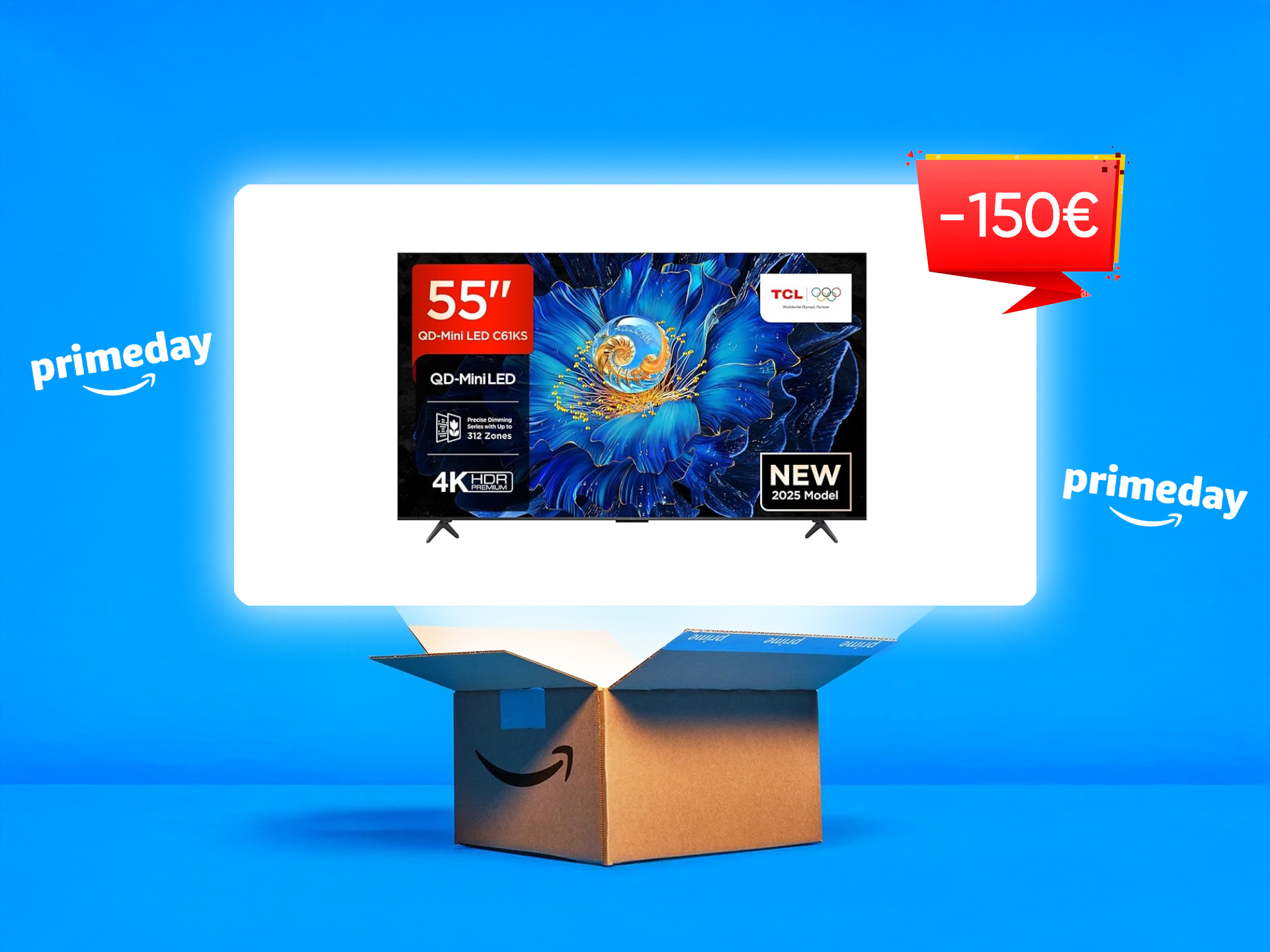 Ultime ore per prendere la Smart TV TCL 55” Mini LED con Google TV sotto i 400 €
