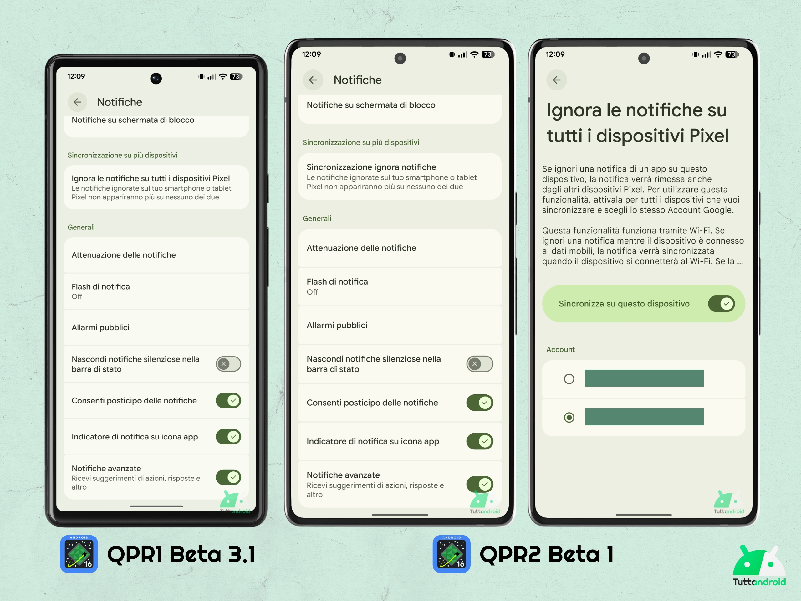 Android 16 QPR2 - Beta 1 - Impostazioni - Notifiche