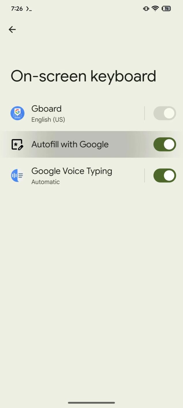 Gboard funzione Autofill with Google-1