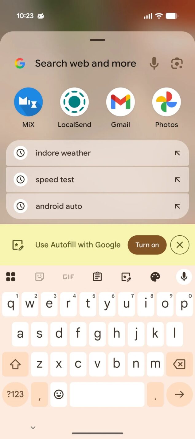 Gboard funzione Autofill with Google-2