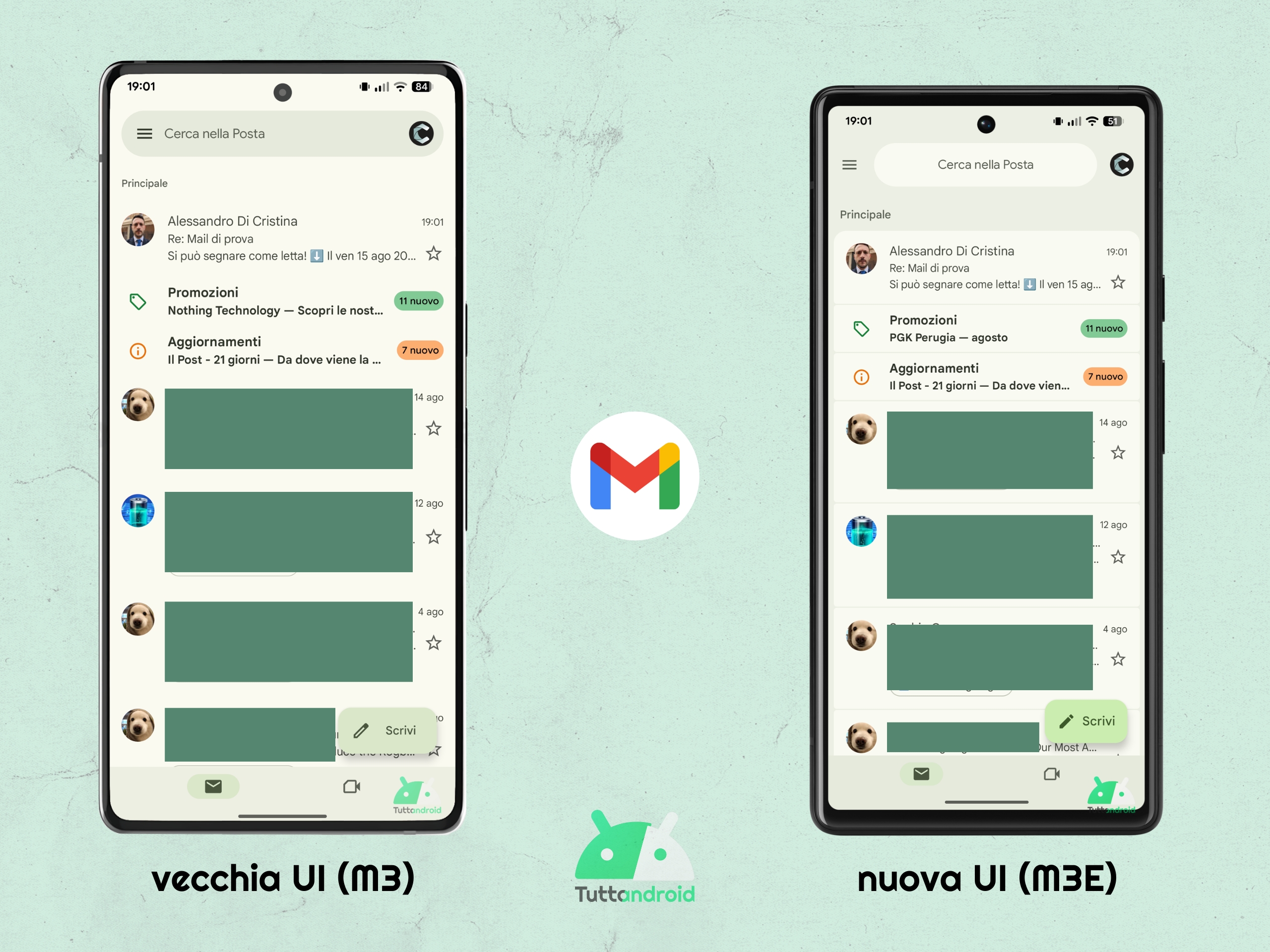 Gmail v2025.08.04 - nuova UI M3E