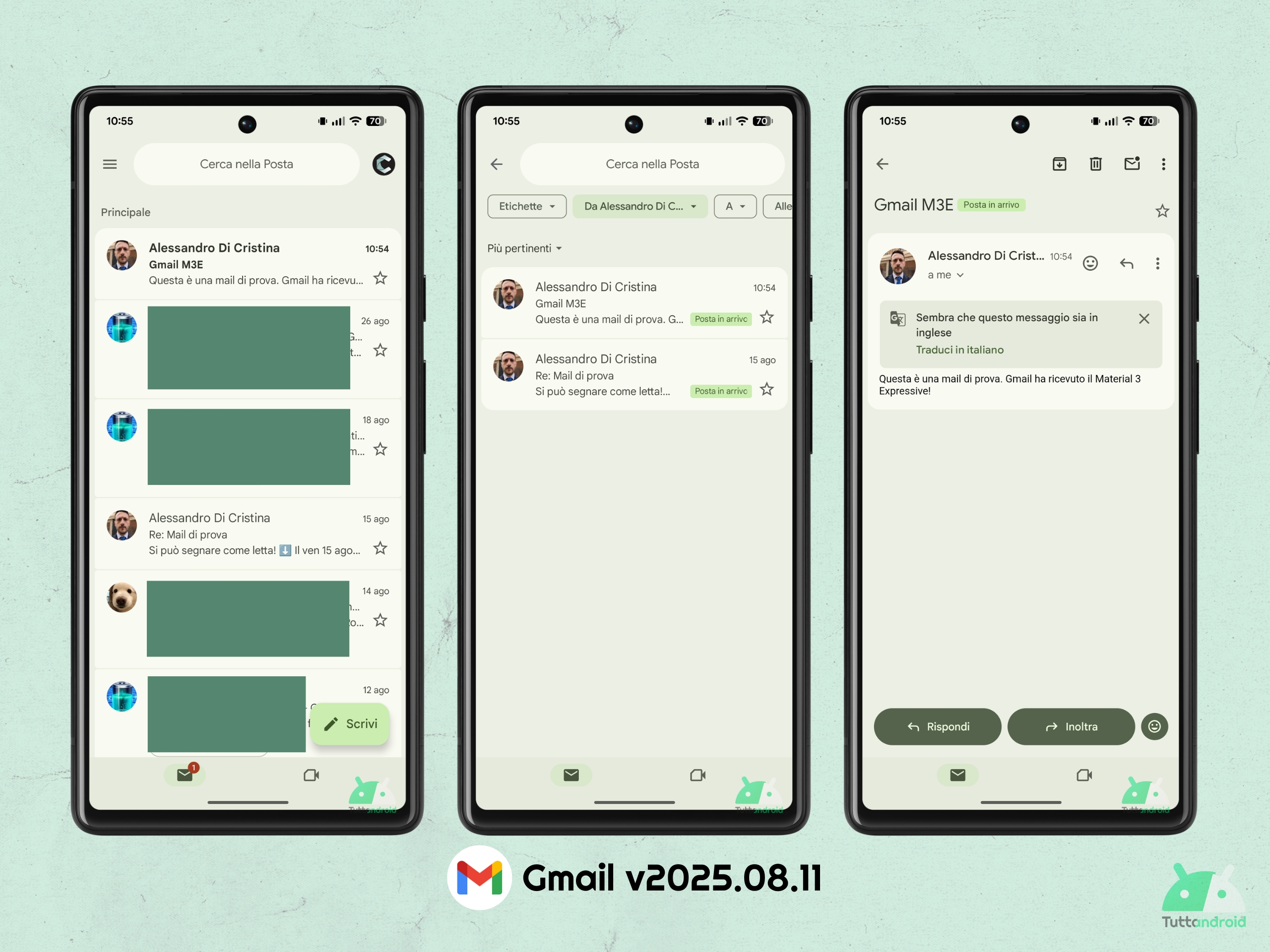 Gmail v2025.08.11 - Redesign UI M3E